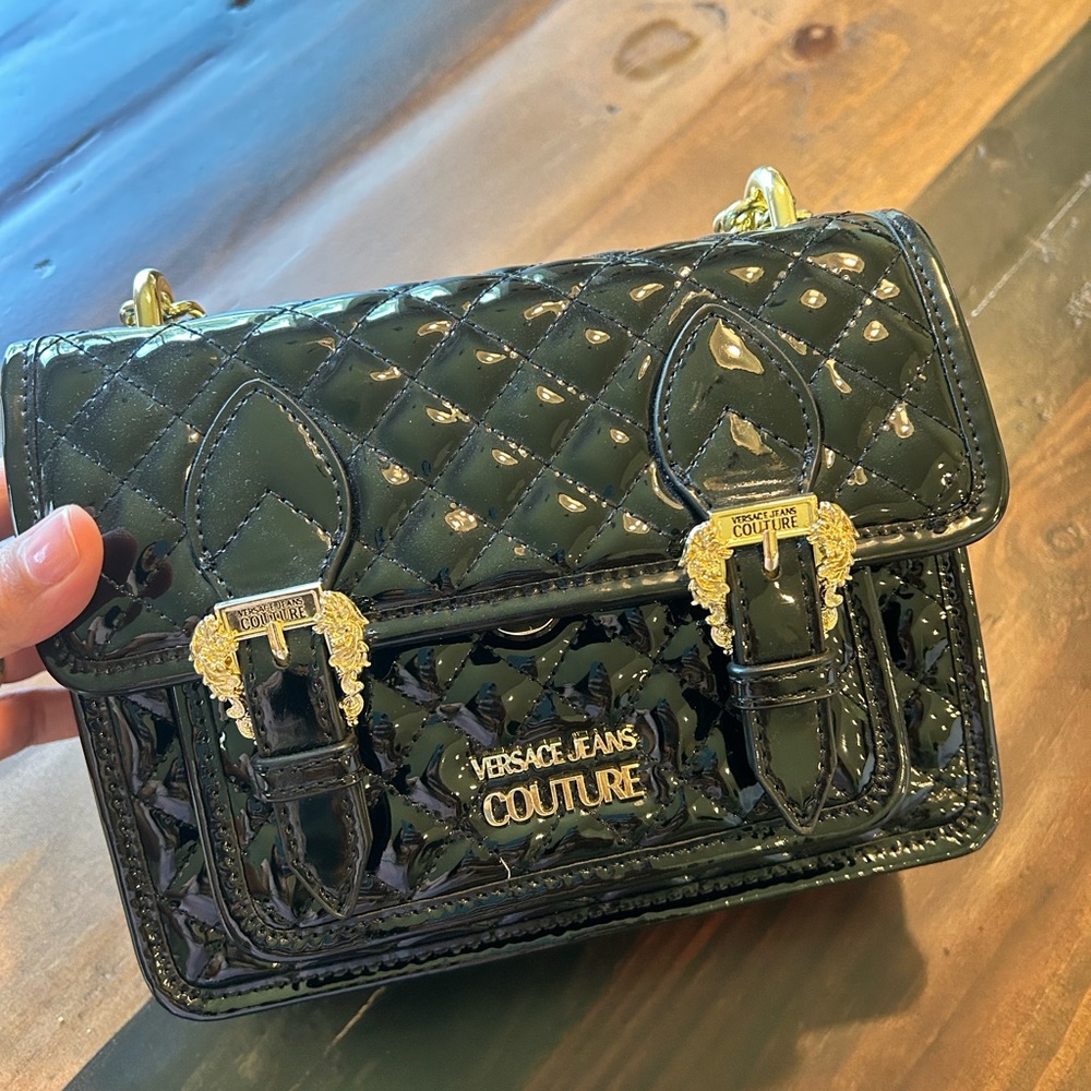 Versace jeans couture crossbody bag , Quilted cross body bag OS